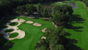 golf course overhead bunkers