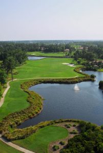 grande dunes hole 13 tee shot